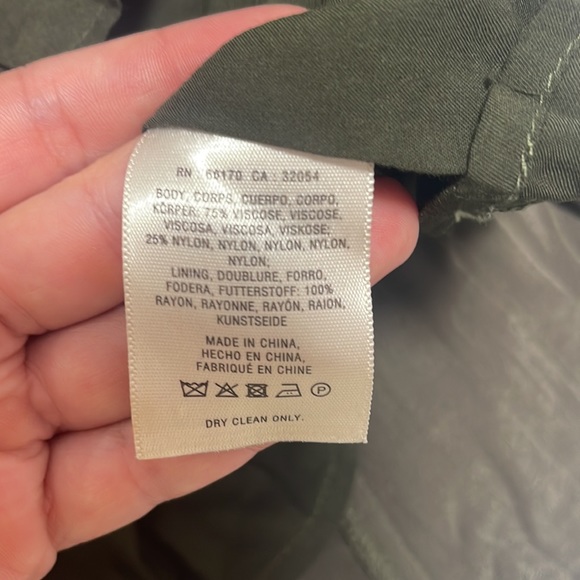 Anthropologie Maeve green velvet mini skater skirt - Picture 6 of 6